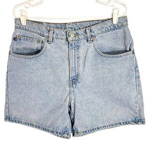 Ralph Lauren Polo Jeans Co. Vintage Light Wash Denim Jean Shorts WORN Size 14